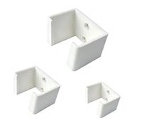 Set porta cricchetto a parete per riporre attrezzi, White | Accesso alla culla dalla parte anteriore aperta, tre posizioni stoccaggio individuali, disposizione organizzata