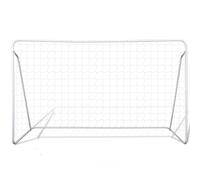 Set Porta da Calcio in Acciaio 240 x 90 x 150 cm Alta Qualità