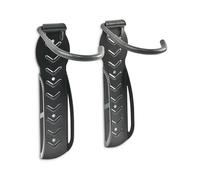 set portabici da appendere al muro, nero