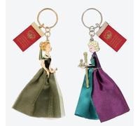 Set portachiavi Frozen Anna Elsa Coronation TDR Fantasy Springs Japan esclusi...