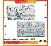 Set portafoglio Miss Lulu 2 pezzi DONNA | Grande portamonete in pelle artificiale con 12 slot per carte e portamonete | Incl. Finestra fotografica