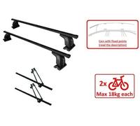 Set Portapacchi + Moto Portabagagli per 2 M103B/120 Mazda CX-9 SUV 5D 07-16