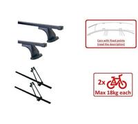 Set Portapacchi + Moto Portabagagli per 2 Moto Kd / 120 per Mazda MPV 05-19