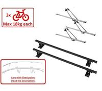 Set Portapacchi + Moto Portabagagli per 3 M015/130 Mazda 2 Hatchback 07-16