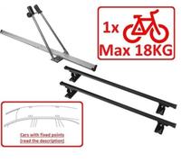 Set Portapacchi + Porta Bici per 1 Bicicletta M015/130 Lancia Musa MPV 2004-2012