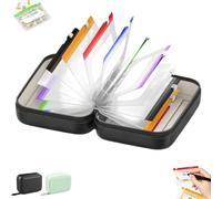 Set Portapillole Impermeabile A8 Con 14 Buste Colorate For Pillole, Design Portatile Riutilizzabile For Vitamine, Integratori E Medicine(Pink)