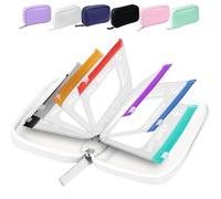 Set portapillole impermeabile A8, con 14 sacchetti codificati a colori, grande organizer settimanale portatile for pillole for borsa da viaggio e uso quotidiano(E)