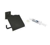 Set portarotolo Grohe Start Cube 411022430, colla Grohe QuickGlue 41127000