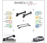 Set portasci 19" e barra trasversale nera per Mercedes W176 12-18...