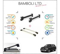 Set portasci 29,5" e barra incrociata argento per Mercedes GLC X253 C253 16-2...