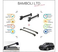 Set portasci Bambli 19" e barra da cross nera per Bmw X5 G05 2018 - fino a 4 ...
