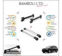 Set portasci Bambli 19" e barra incrociata argento per VW Touareg 02-09 4 pezzi
