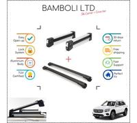 Set portasci Bambli 19" e barra trasversale nera per Mercedes LB 19-2...