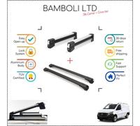 Set portasci Bambli 19" e barra trasversale nera per Mercedes Metris 16-up 4 ...