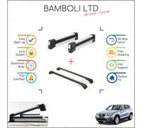 Set portasci Bambli 29,5" e barra da cross nera per Bmw X3 F25 2014 - 2017 4 ...