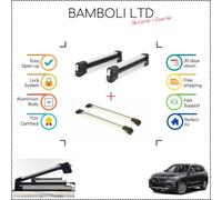 Set portasci Bambli 29,5" e barra incrociata argento per Bmw X5 G05 2018-> 4 ...