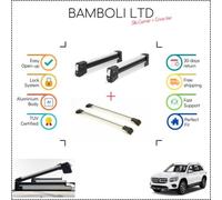 Set portasci Bambli 29,5" e barra incrociata argento per Mercedes-Benz GLB 19...