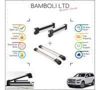 Set portasci Bambli 29,5" e barra incrociata argento per Mercedes X166 Gl 13-...