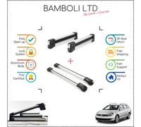 Set portasci Bambli 29,5" e barra incrociata argento per VW Jetta Wagon 08-14...