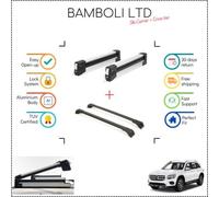 Set portasci Bambli 29,5" e barra trasversale nera per Mercedes-Benz GLB 19->...
