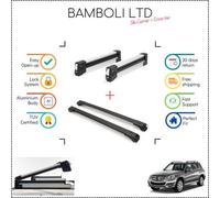 Set portasci Bambli 29,5" e barra trasversale nera per Mercedes Glk 10-Up 4 p...