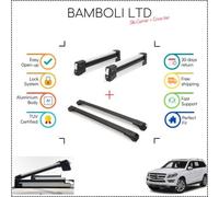 Set portasci Bambli 29,5" e barra trasversale nera per Mercedes X166 Gl 13-16...
