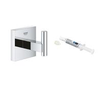Set portasciugamani Grohe Start Cube 40961000, colla Grohe QuickGlue 41127000
