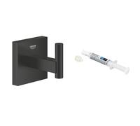 Set portasciugamani Grohe Start Cube 409612430, colla Grohe QuickGlue 41127000