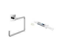 Set portasciugamani Grohe Start Cube 40975000, colla Grohe QuickGlue 41127000