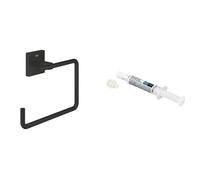 Set portasciugamani Grohe Start Cube 409752430, colla Grohe QuickGlue 41127000