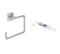 Set portasciugamani Grohe Start Cube 40975DC0, colla Grohe QuickGlue 41127000