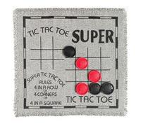 Set portatile 3 in 1 a quadretti grandi con tappeto reversibile per interni ed esterni, gioco da tavolo per famiglia e facile da usare