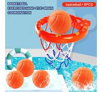 Set portatile mini canestro da basket da 3 pezzi/6 pezzi/9 pezzi, canestro da bagno con ventosa, canestro da gioco in acqua, stimola i bambini a divertirsi durante il bagno, giocattolo da bagno per in