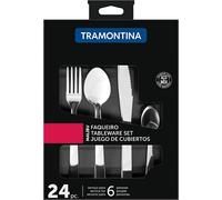 Set Posate Acciaio Inox 24 Pezzi, Coltello Forchetta E Tè Spoon Tramontina Marca