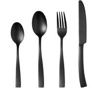 Set posate - ARTHUR MARTIN - AM5136 - 24 pezzi - Acciaio inossidabile - Finitura nera