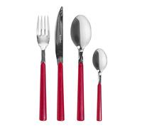 Set posate fast in acciaio inox, 24 pezzi Rosso