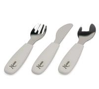Set posate Kiokids in acciaio e silicone
