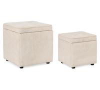 Yes Everyday DYLAN Set pouf Bianco