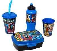 Set Pranzo 4 Pezzi Per Brainrot Fan, Portapranzo, Bicchiere, Borraccia, Regalo Bambini, Scuola e Tempo Libero