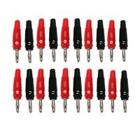 Set premium di 20 pz spine per banana 4 mm per amplificatori altoparlanti o appa