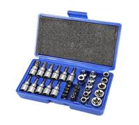 Set Presa Bit a Compressione 34PZ per Uso Professionale con Custodia Portatile