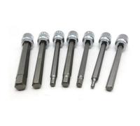 Set Presa Bit Esagonale Extra Lunga 7 Pezzi con Stoccaggio Organizzato e Acciaio