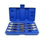 Set Presa Bit Esagonale Extra Lunga 7 Pezzi con Stoccaggio Organizzato e Acciaio