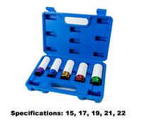 Set Prese Dado Percussione Auto Ruota Garage Strumento Riparazione Anticorrosion