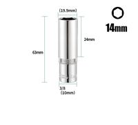 Set prese profonde pronte per l'impatto con prese esazionali 16 mm 24 mm per com