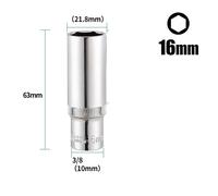 Set prese profonde pronte per l'impatto con prese esazionali 16 mm 24 mm per com