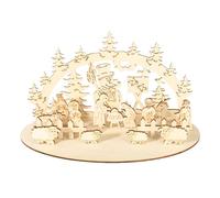 Set Presepe Di Natale - Set Di Presepe Per La Decorazione Della Casa Presepe Fatto A Mano, Decorazioni Per Le Vacanze Religiose | Decorazioni Per Le Vacanze Sul Tavolo In Legno, Presento