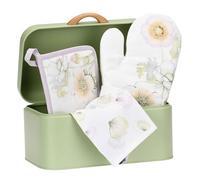 Set presina, guanto, grembiule e porta pane Bloom