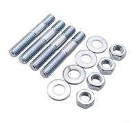 Set Prigionieri Carburatore 5/16x2 5/16x1-1/2 Installazione | Compatibile per holley, per edelbrock, acciaio , montaggio , finitura silver anti-corrosione(2IN)