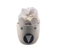 Set Prima Nascita Cesta 8 Pezzi Kit Completo Neonato Idea Regalo Baby